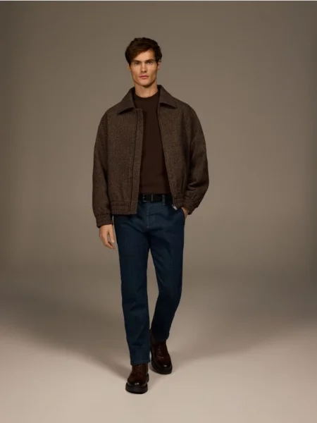 Reserved Blugi straight fit albastru