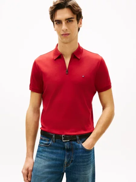 TOMMY HILFIGER Tričko červená
