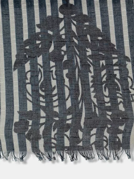 United Colors of Benetton шаль з додаванням льону