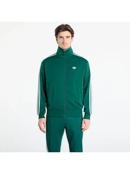 ADIDAS ORIGINALS Mikina Firebird tmavě / bílá zelená