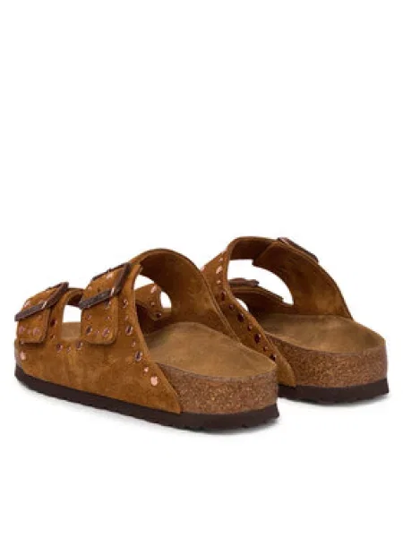 Birkenstock Natikače Arizona Rivet smeđa