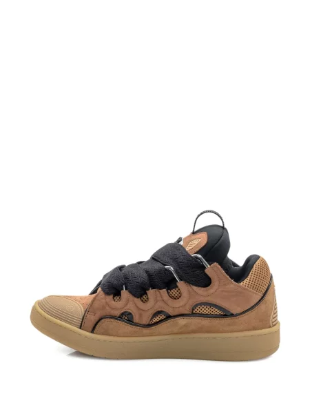 Fűzős csipkés sneaker Lanvin barna