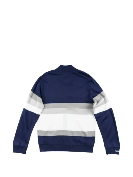 Pulover Mitchell & Ness cu dungi albastru