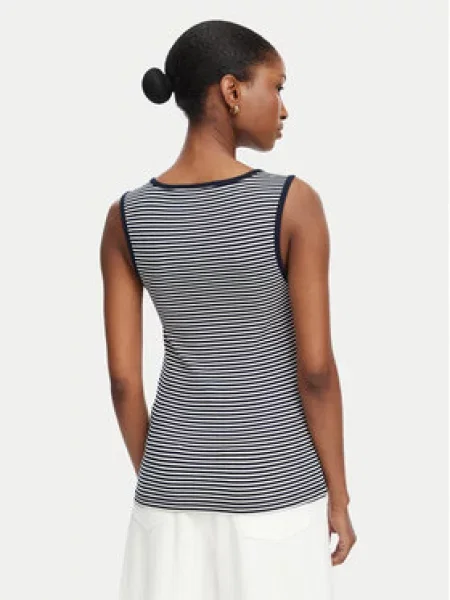 Tommy Hilfiger Top Gold Button Mornarsko modra