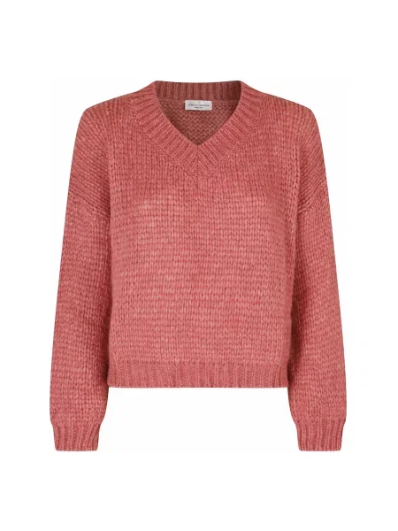 Sweter Roberto Collina różowy