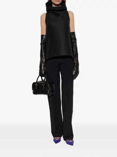 Pantaloni Balenciaga cu imagine negru