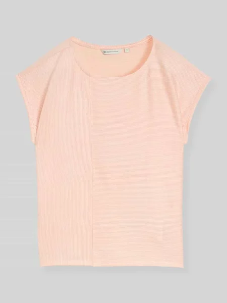 T-shirt o kroju relaxed fit z okrągłym dekoltem Tom Tailor Denim