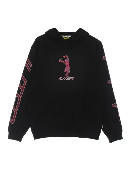 Bluza z kapturem Iuter z kapturem czarna