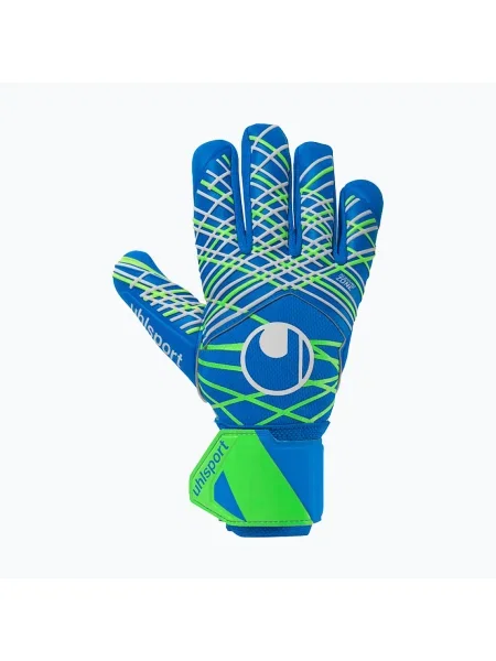 UHLSPORT Sportovní rukavice tyrkysová / světle šedá / trávově zelená modré