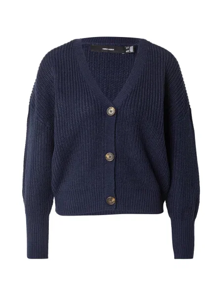 VERO MODA Geacă tricotată VMLEA bleumarin