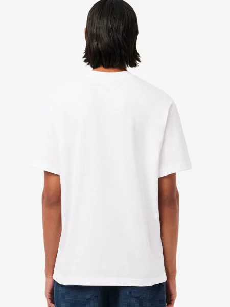 Класична футболка Lacoste біла