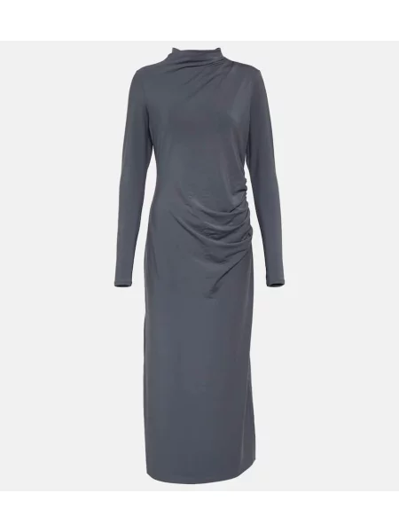 Rochie midi Vince din jerseu până la genunchi de costum albastru
