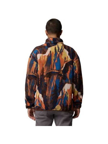 Fleece pattanás fleece melegítő felső Columbia nyomtatás
