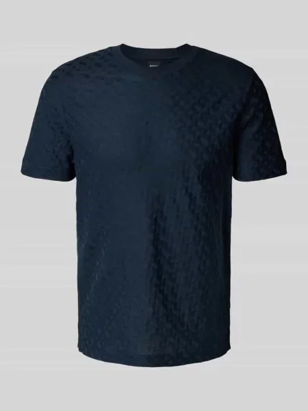 T-shirt z fakturowanym wzorem model ‘Thompson’