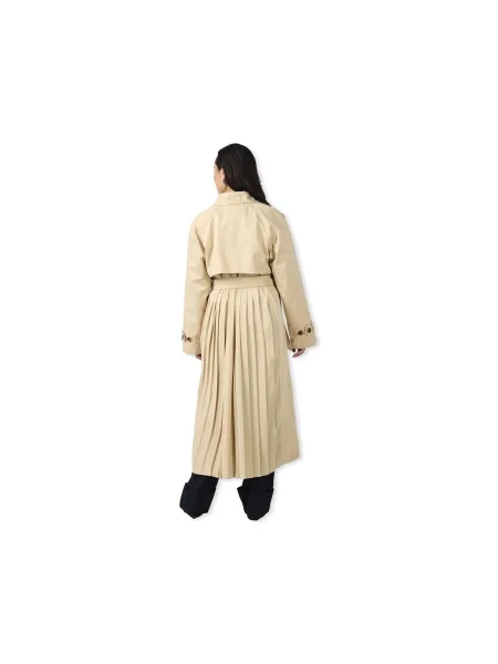 Geacă Yas plisată bej