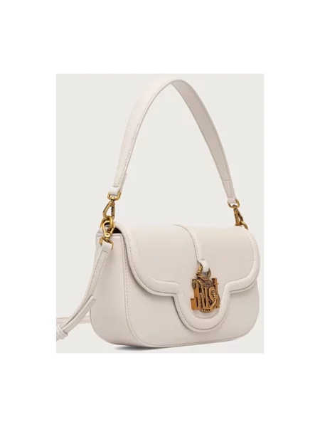 Just Cavalli torebka crossbody z imitacji skóry beżowa