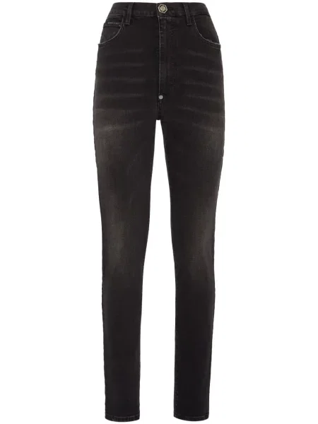 Skinny jeansy skinny Philipp Plein czarne
