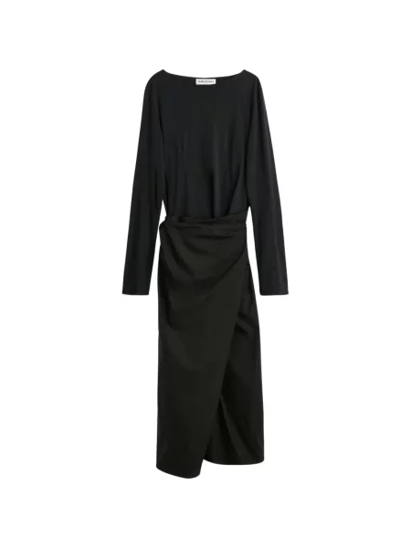 Rochie Our Legacy drapată de costum negru