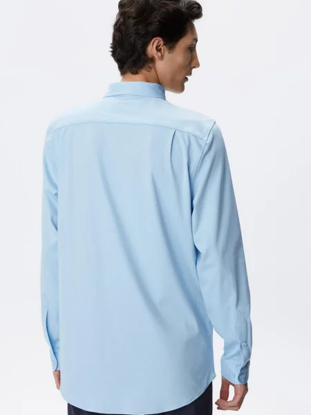 Сорочка Lacoste блакитна