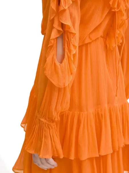 Rochie mini Desigual de costum portocaliu