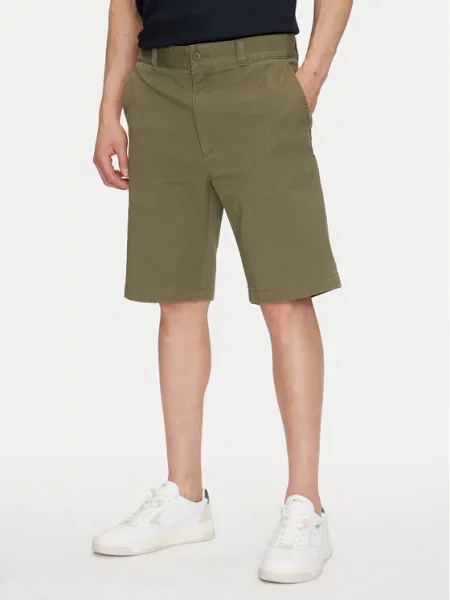 HUGO Szorty materiałowe Khaki