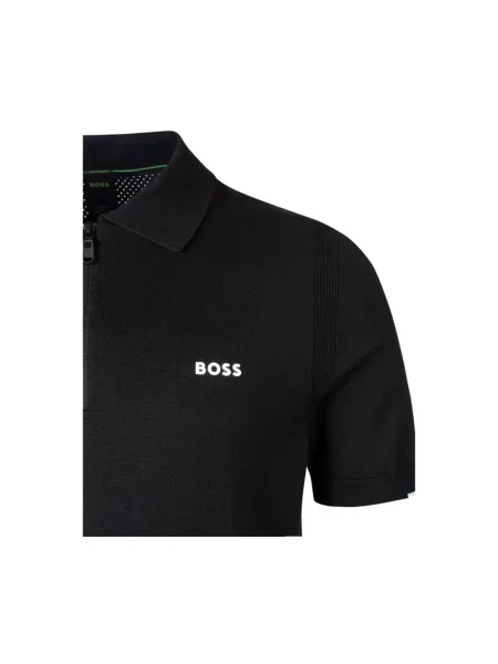 Koszulka polo Boss czarna