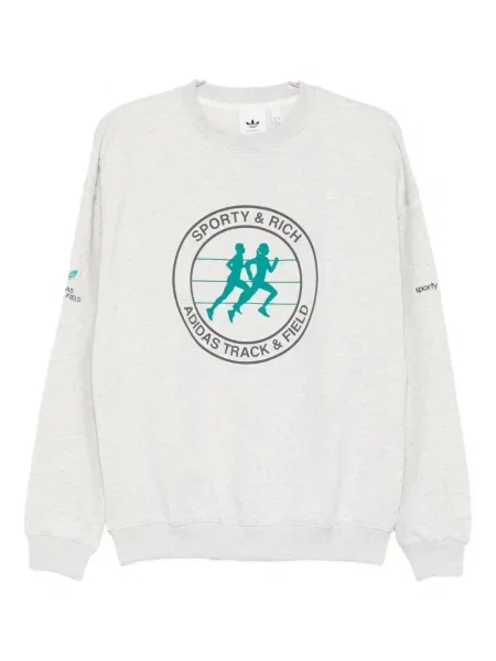 Szorty Adidas w paski brązowe