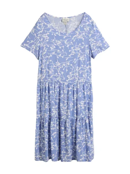 Bonprix Rochie albastru deschis alb