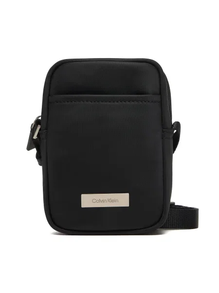 Calvin Klein Ľadvinka Sleek Slim Reporter čierna