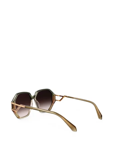 Ochelari de soare Cazal cu imprimeu geometric verde