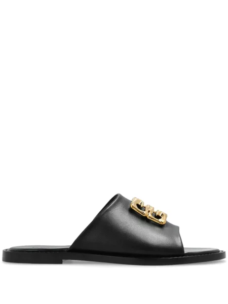 Klapki Givenchy skórzane czarne