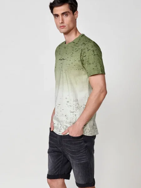 KOROSHI Tricou oliv