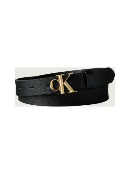 Curea Calvin Klein din piele cu cataramă cu bretele negru