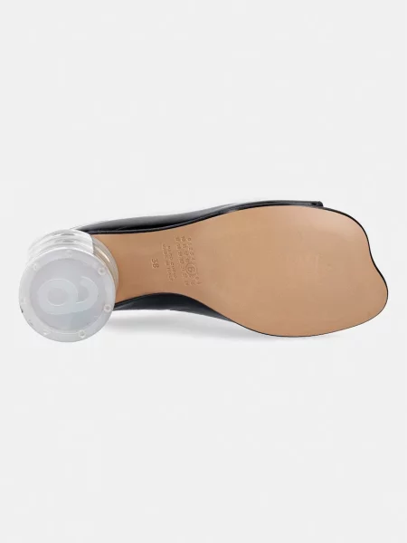 Кожаные шлепанцы Mm6 Maison Margiela