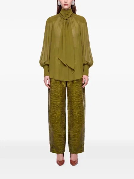 Pantaloni Rowen Rose verde