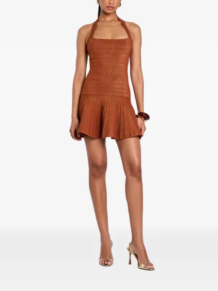 Rochie mini Retrofete maro