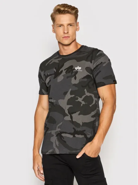 Тениска Alpha Industries черно