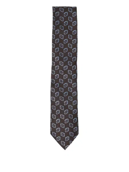 Cravată Zegna de mătase maro