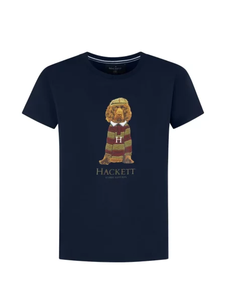 Koszulka dziecięca Hackett London niebieska