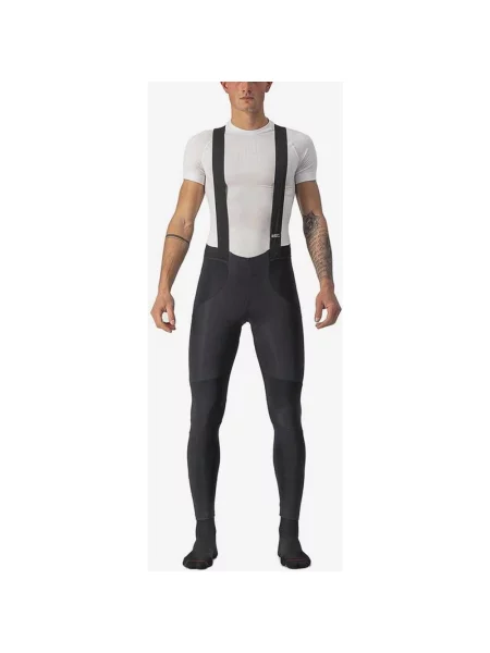 Spodnie rowerowe Castelli Sorpasso RoS Rosso Corsa intensywny czerwony S czarny