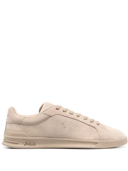 Samt tenisice Polo Ralph Lauren s herringbone uzorkom s printom plava