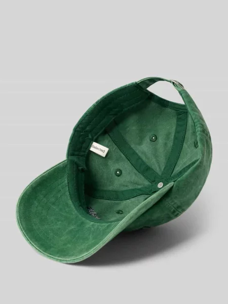Czapka z daszkiem z czystej bawełny ekologicznej model WINSTON WASHED' Selected Homme