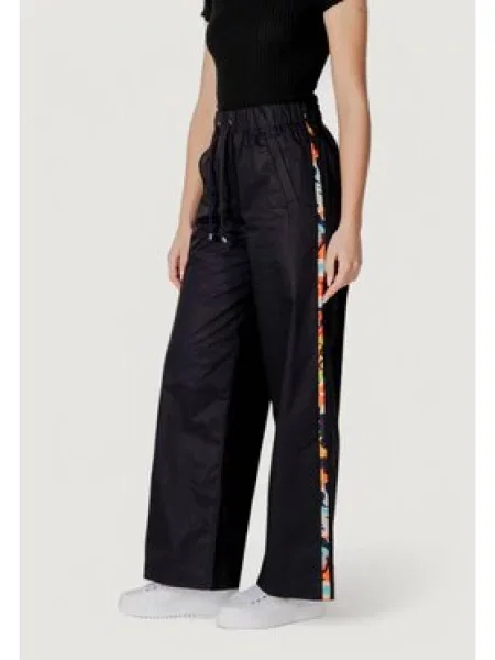 Desigual kalhoty PANT_PAISLEY_LACROIX Palazzo Fit černá