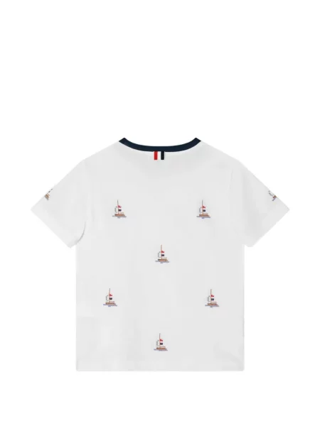 Dětské tričko Thom Browne bílé