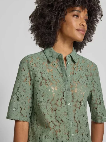 Bluzka o kroju regular fit z mieszanki bawełny model HONEY' Vero Moda