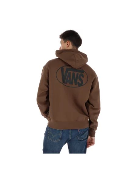 Bluza Vans retro z logo brązowa
