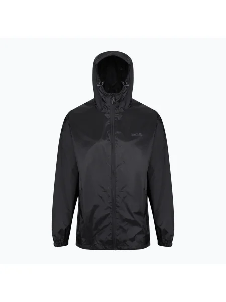 Jachetă de ploaie REGATTA Pack-It III pentru bărbați negru