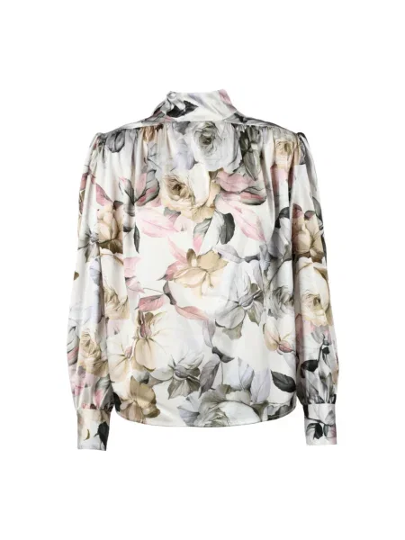 Wielobarwność bluzka Nineminutes z kokardką