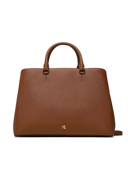 Lauren Ralph Lauren Ručna torbica Hanna karamela smeđa