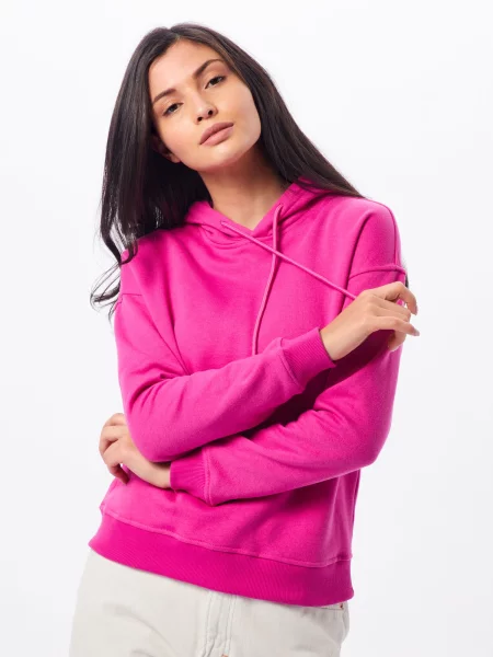 Mikina s kapucňou Urban Classics s kapucňou fialová